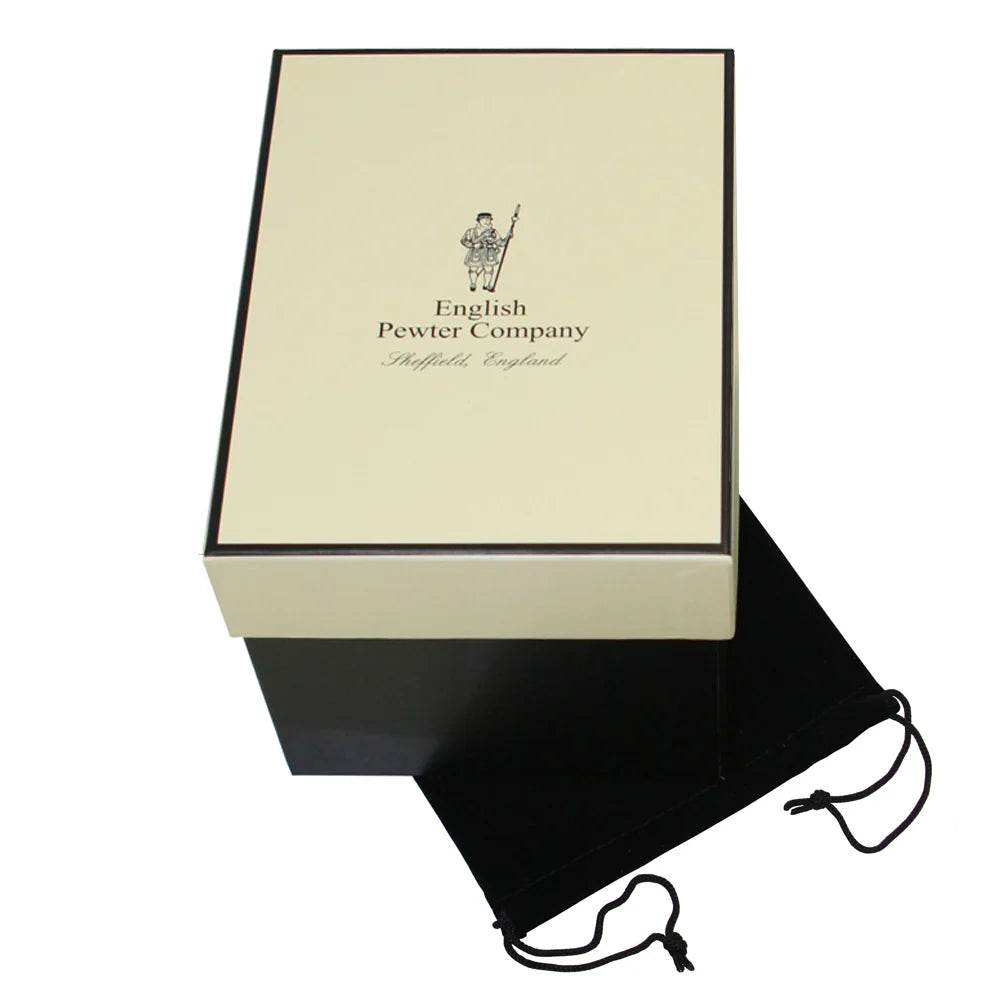 MON301 Monogram Gin Glass Personalised Gift With Pewter Initial