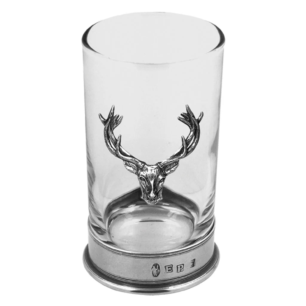 STAG102 8oz Stag Head Highball Spirits Glass
