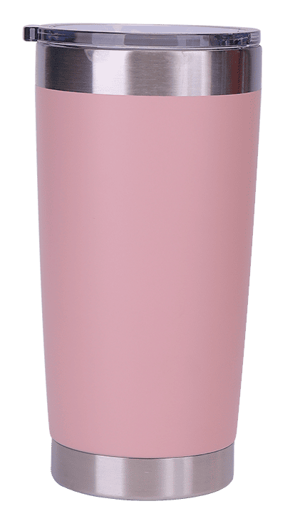 Metallic Double Wall Insulated Cup 520ml 17.5oz Various Colours