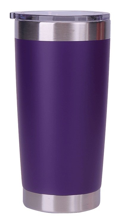 Metallic Double Wall Insulated Cup 520ml 17.5oz Various Colours