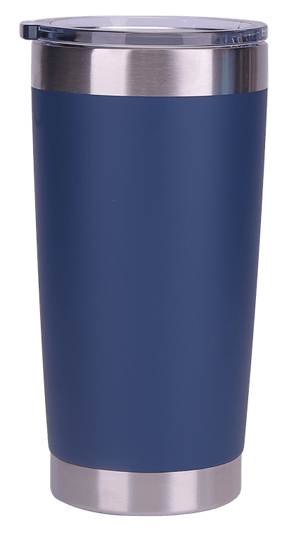 Metallic Double Wall Insulated Cup 520ml 17.5oz Various Colours
