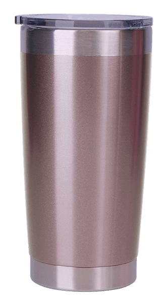 Metallic Double Wall Insulated Cup 520ml 17.5oz Various Colours