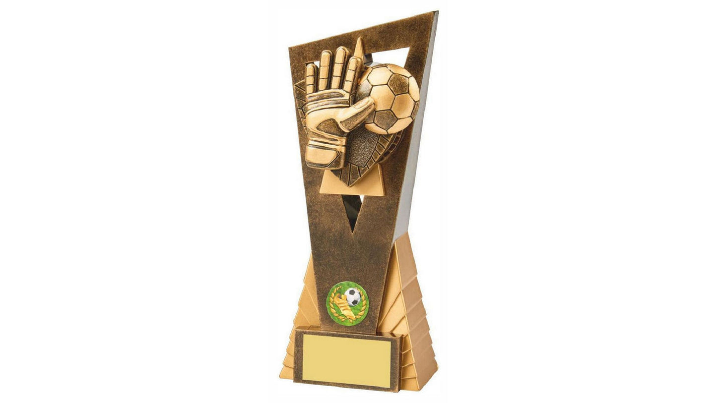 Antique Gold Football Goalie Edge Award