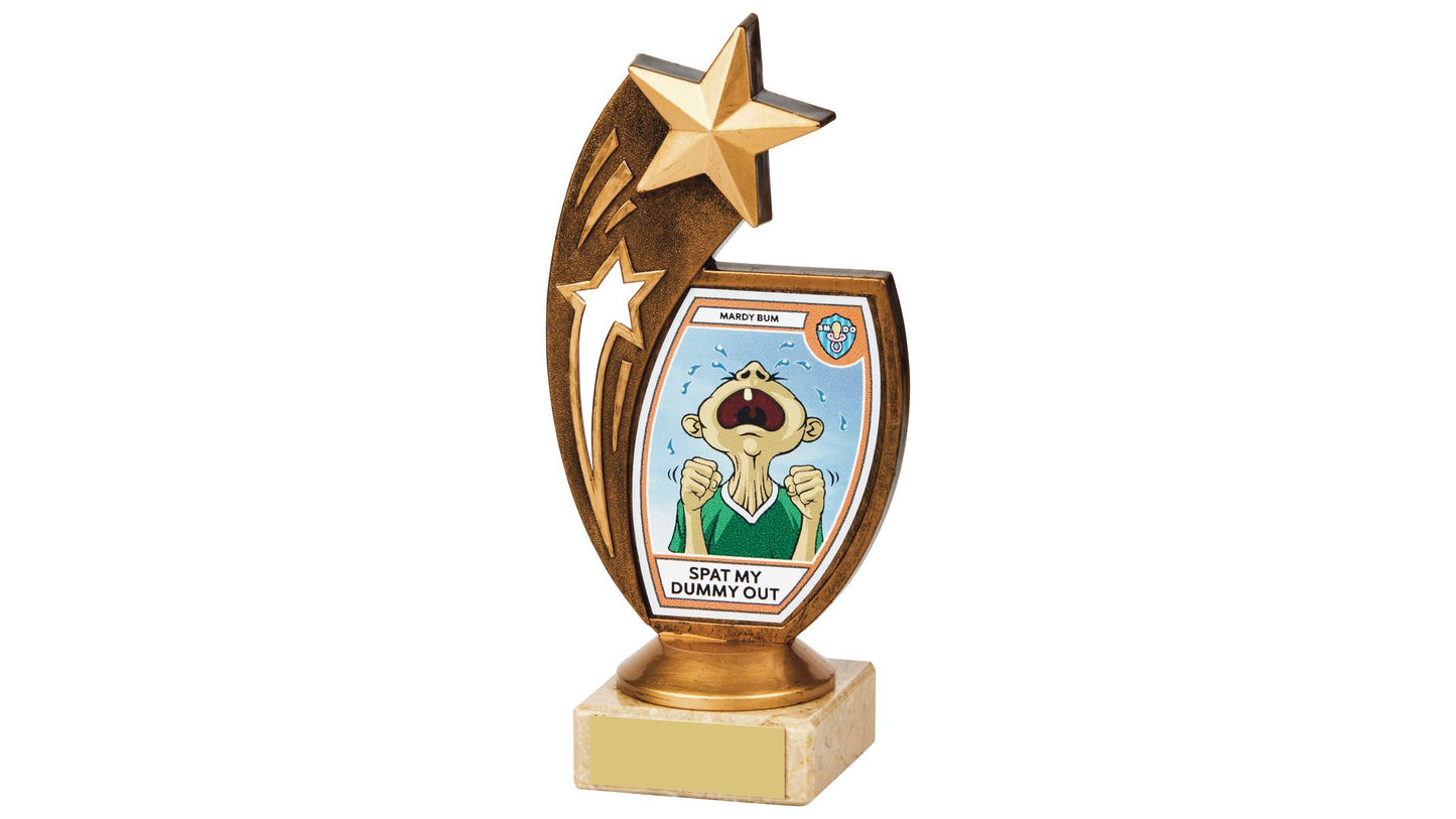 "Spat my Dummy Out" Fun Award