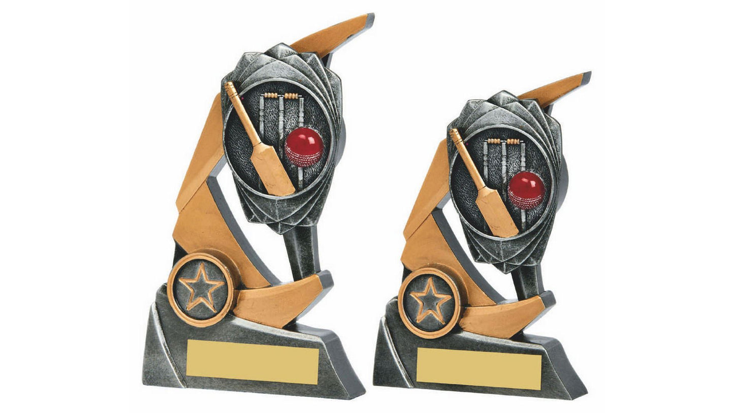 Resin Claw Award - Cricket Bat & Stumps