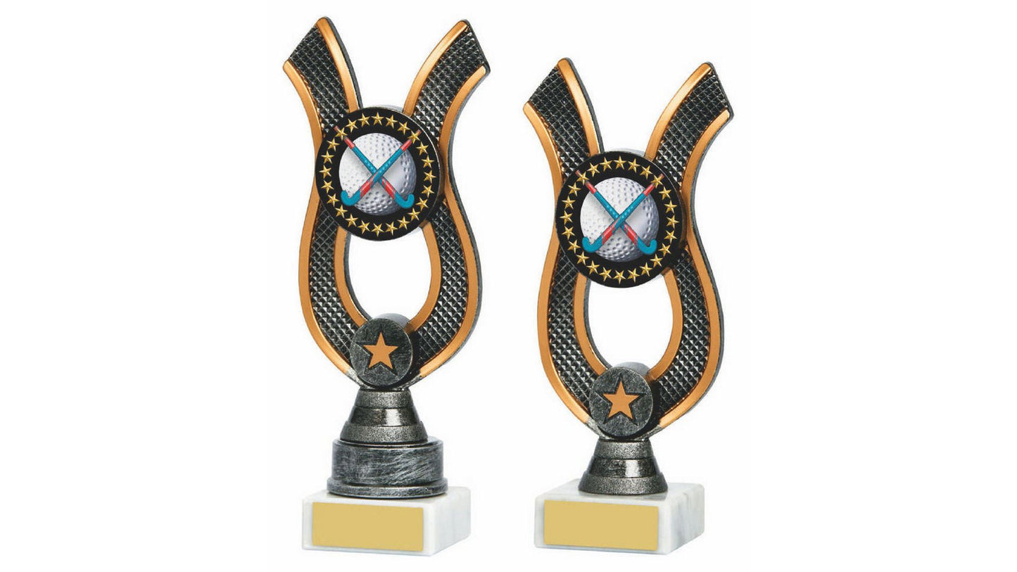 Antique Silver Ribbon Award - Hockey