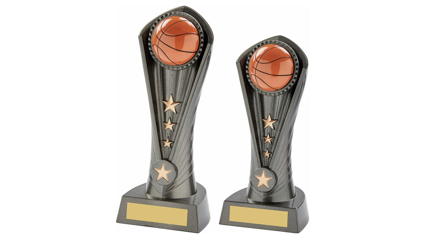 Gun Metal Silver "Cobra" Basketball Award