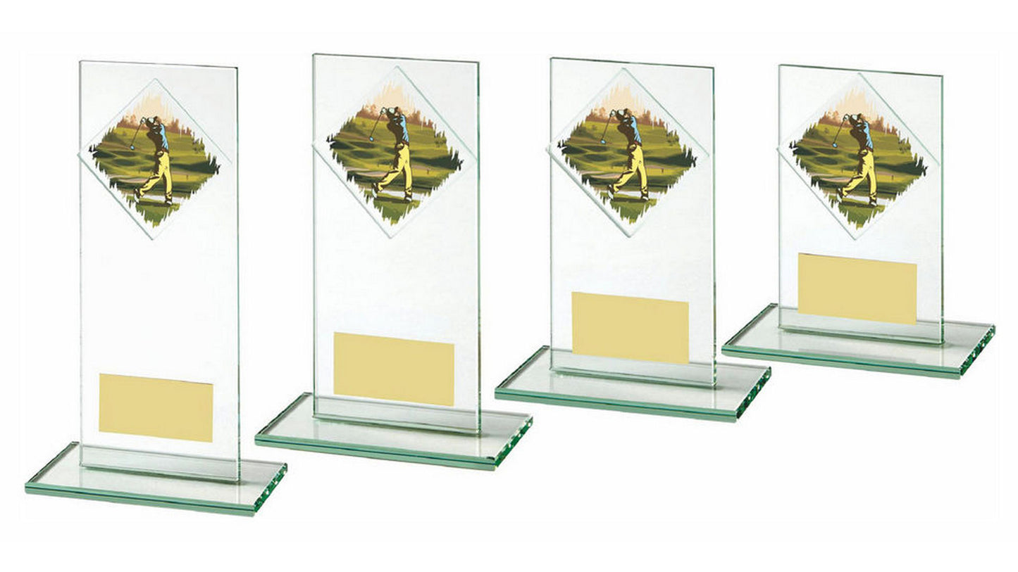 Jade Glass Male Golf Award