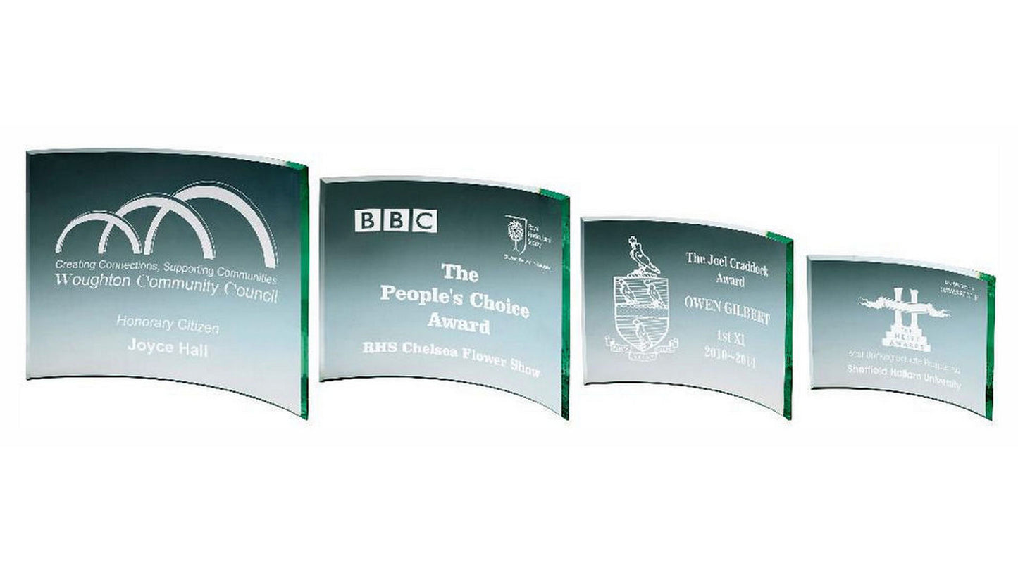 Jade Curve Glass Award