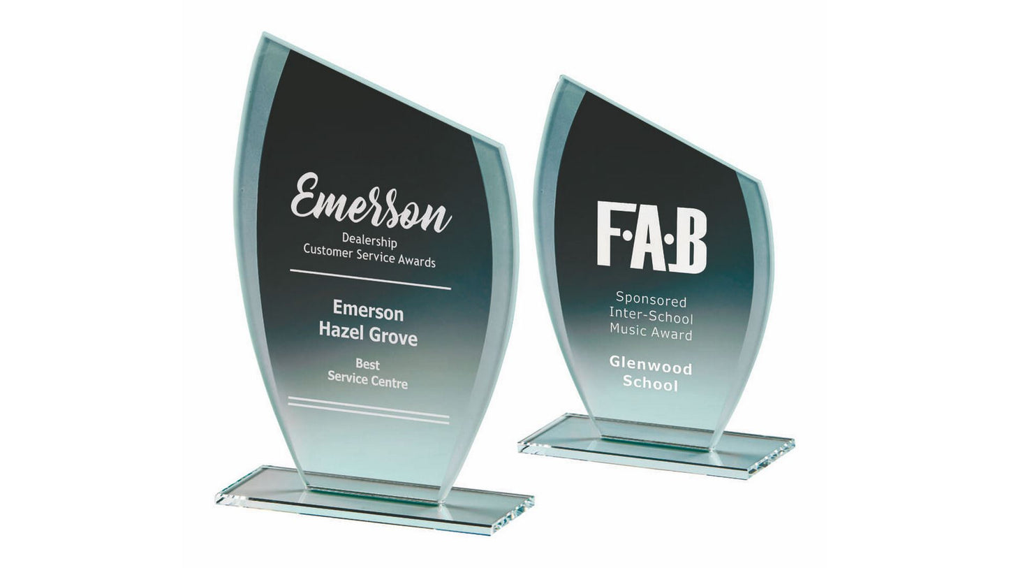 Slope Top Jade Glass Award