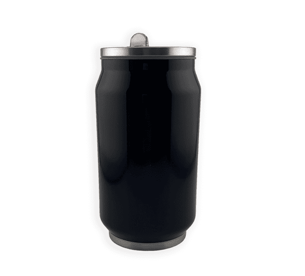 Black Double Wall Can Style Bottle 330ml 11.5oz