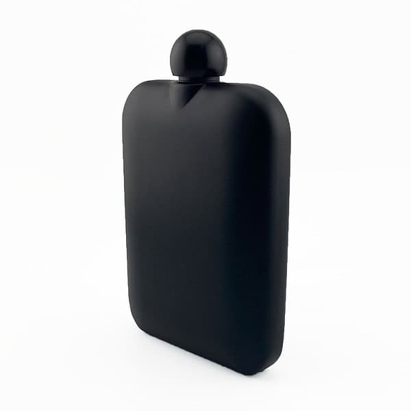 6oz Black Matt Premium Hip Flask