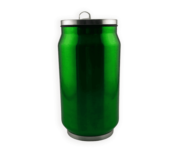 Black Double Wall Can Style Bottle 330ml 11.5oz