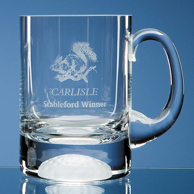 L176 1pt Handmade Golf Ball Base Tankard (This Item Includes Engraving)