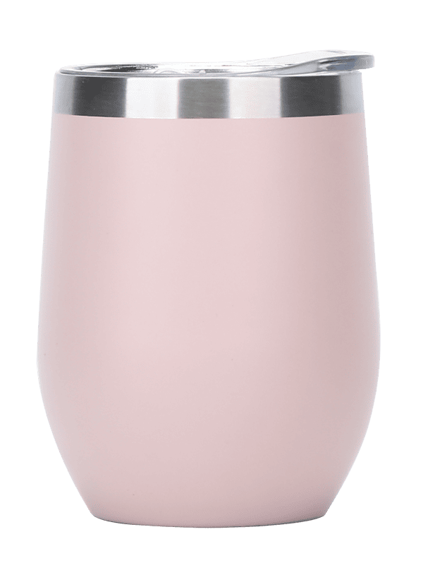 Baby Pink Double Wall Thermos Cup Mug 340ml 12oz Various Colours & Engraving Included