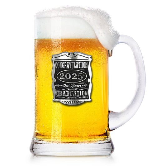 GRAD04  1 Pint Graduation Glass Beer Mug Tankard 2025