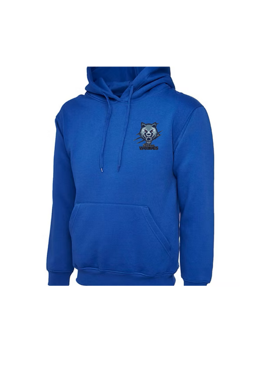 Stirling Wolves Classic Heavy Hoodie With Club Logo