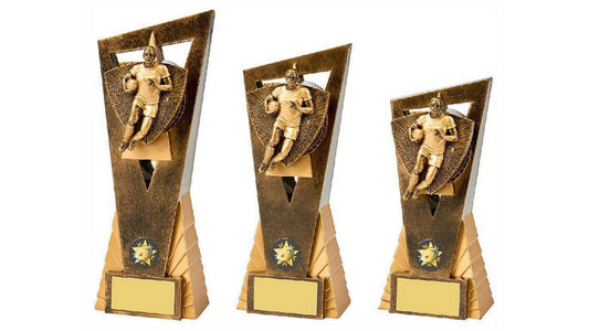Antique Gold Male Rugby Player Edge Award