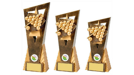 Antique Gold Snooker/Pool Edge Trophy