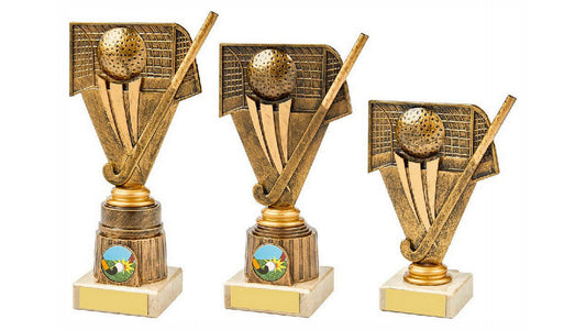 Antique Gold Hockey Holder Award