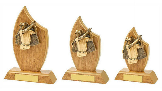 Wood Stand with Male Golf Resin Trim