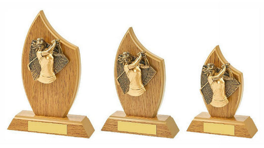 Wood Stand with Female Golf Resin Trim