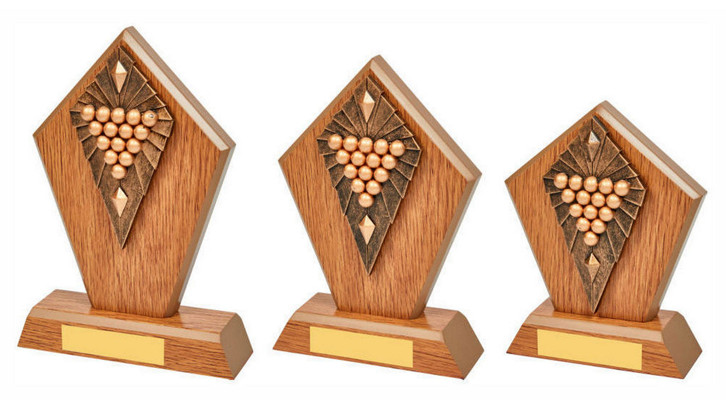 Light Oak Flame Award - Snooker/Pool