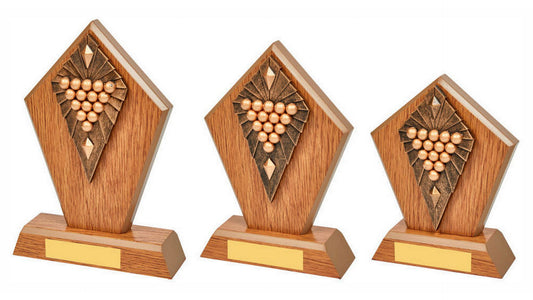 Light Oak Flame Award - Snooker/Pool