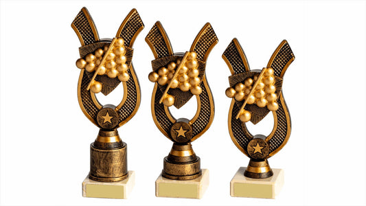 Antique Gold Award with Resin Snooker/Pool Trim
