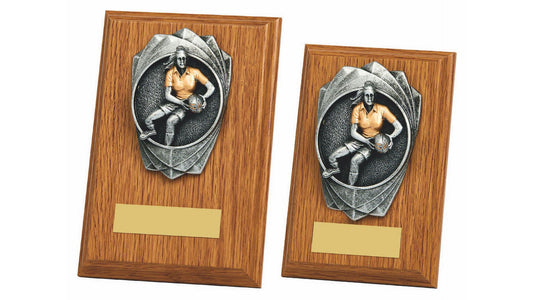 "Rose" Light Oak Rugby Plaque(Female)