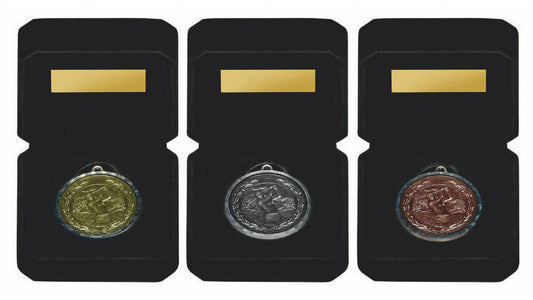 50mm Golf Milled Edge Medal in Luxury Case