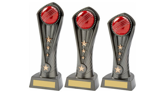 Gun Metal Silver "Cobra" Cricket Ball Award