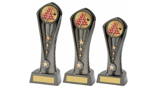 Gun Metal Silver "Cobra" Snooker Award