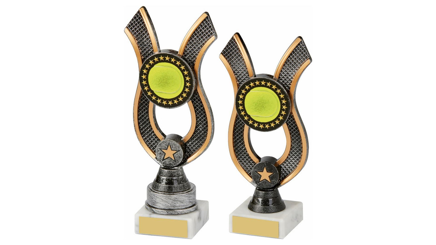 Antique Silver Ribbon Award - Tennis