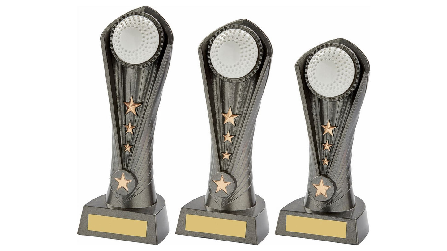 Gun Metal Silver "Cobra" Hockey Award