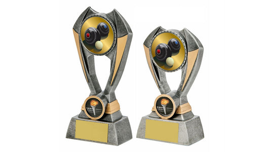 Antique Silver Resin Lawn Bowls Award