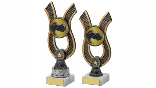 Antique Silver Ribbon Lawn Bowls Award