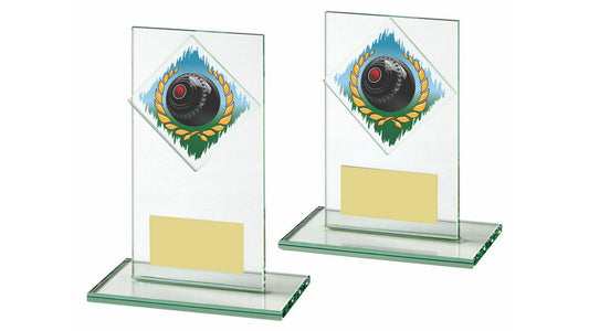 Jade Glass Lawn Bowls Award