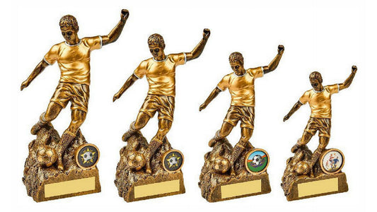 Antique Gold Male Football Resin - HEAVY
