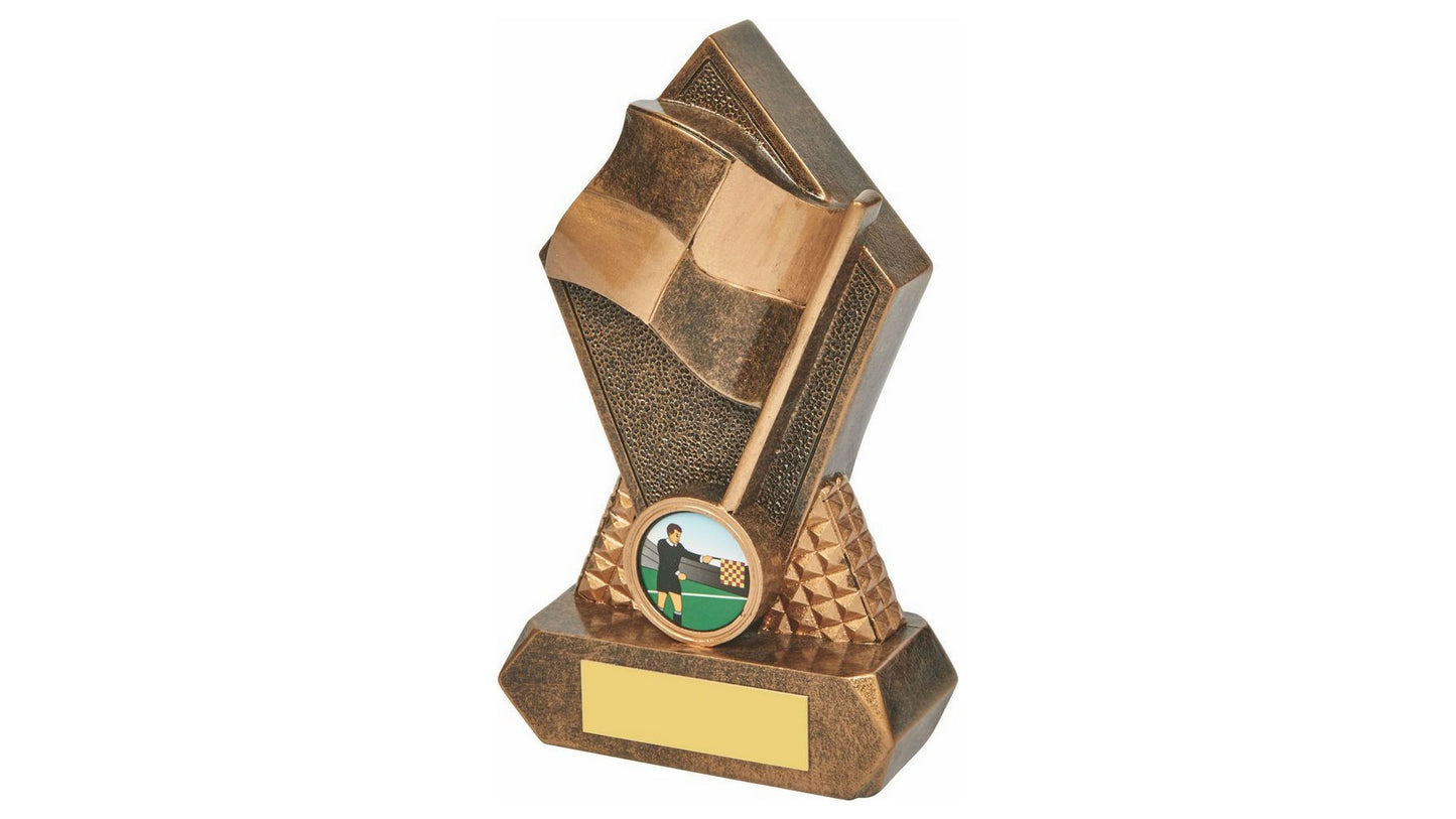 Antique Gold Assistant Referee Resin