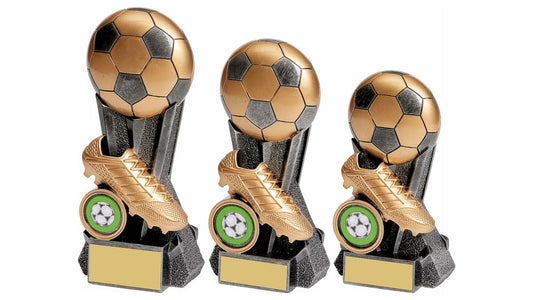 Gold/Silver Football Boot & Ball