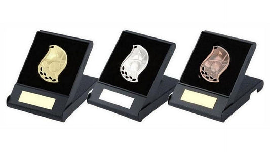 Flame Golf Medal in Case (Gold)
