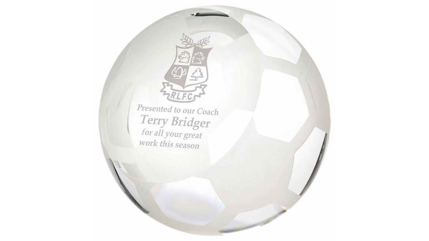 Crystal Football Award - Heavy