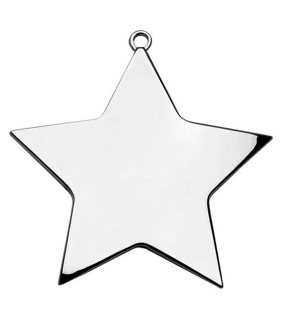 AM109S High Quality Polished Star Medal 68mm