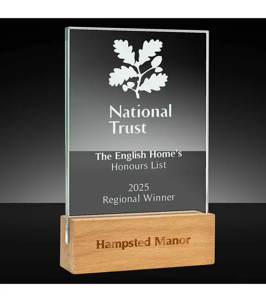 EC004B EcoRoute Rectangular Jade Glass 19.5cm (7 3/4")