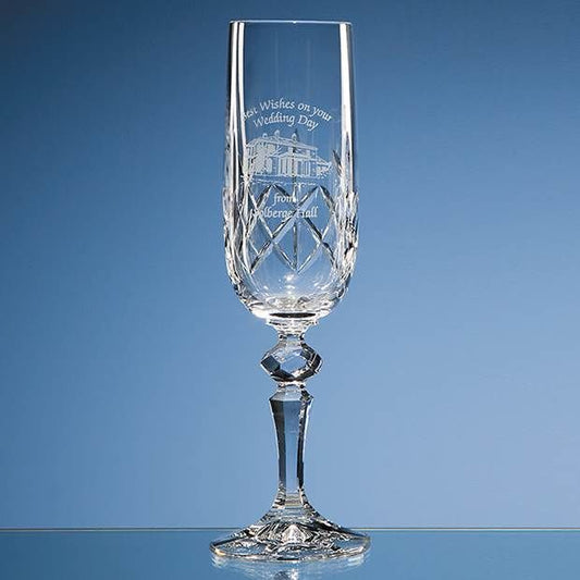 HM66 180ml Flamenco Crystalite Panel Champagne Flute