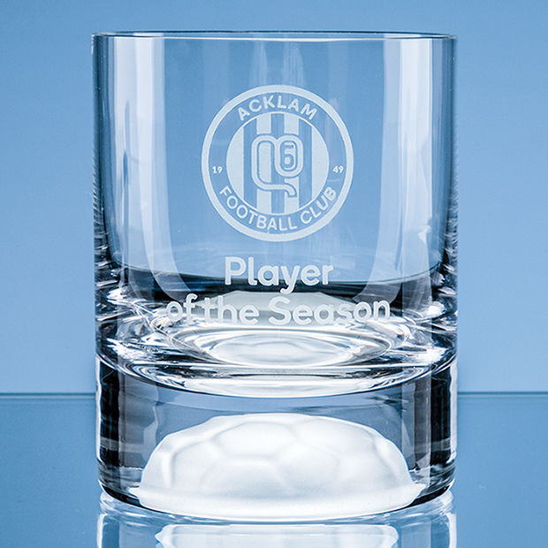 L314 10oz Handmade Football Base Whisky Tumbler