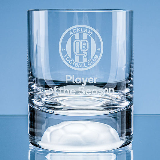 L314 10oz Handmade Football Base Whisky Tumbler