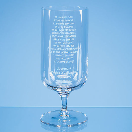 L753 0.4ltr Footed Beer Glass