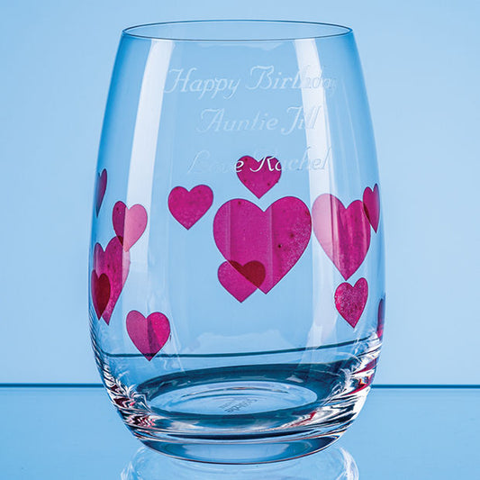 STL34 335ml LAmour Red Heart Whisky Tumbler